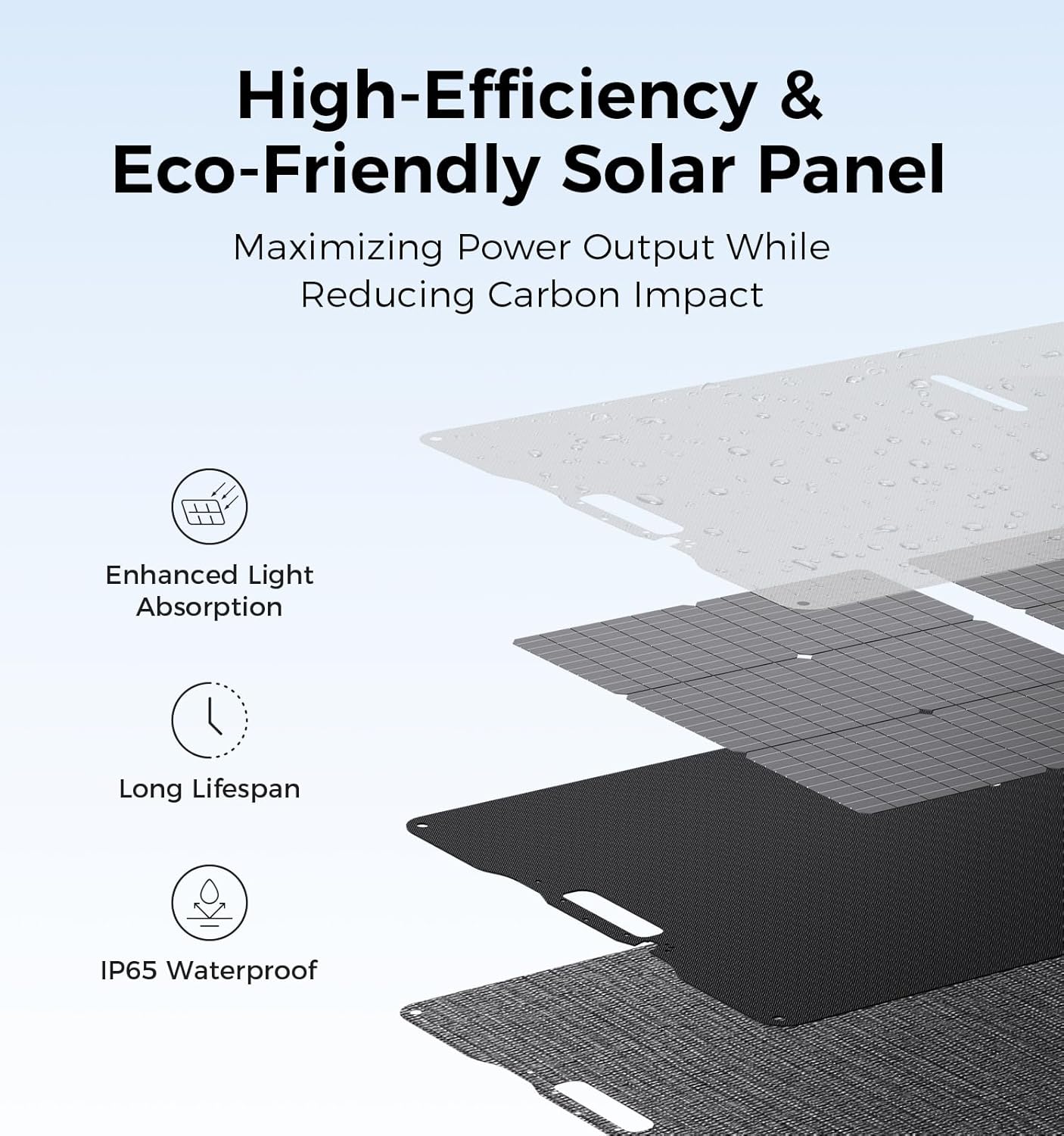 210W Portable Foldable Solar Panel for Camping, RV, Home Use - Image 5