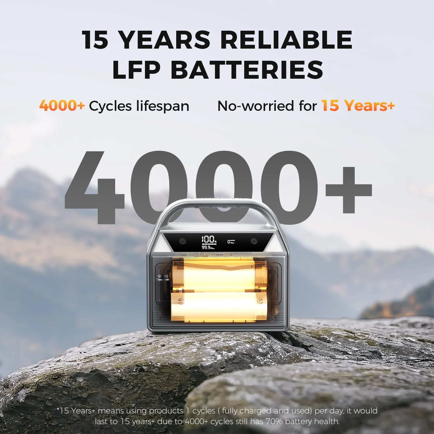 UDPOWER C400 Portable Power Station - Image 3