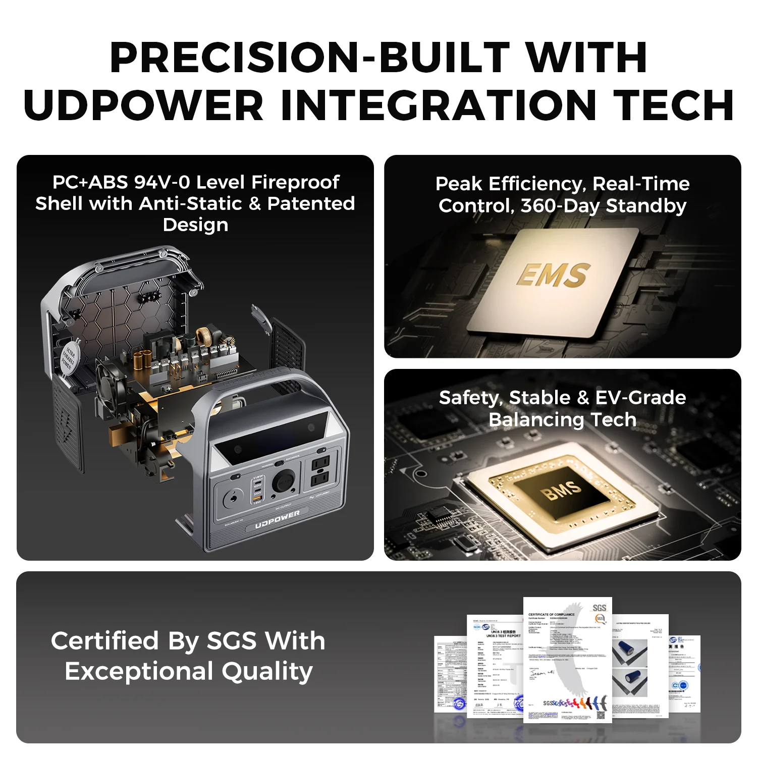 UDPOWER C400 Portable Power Station - Image 7