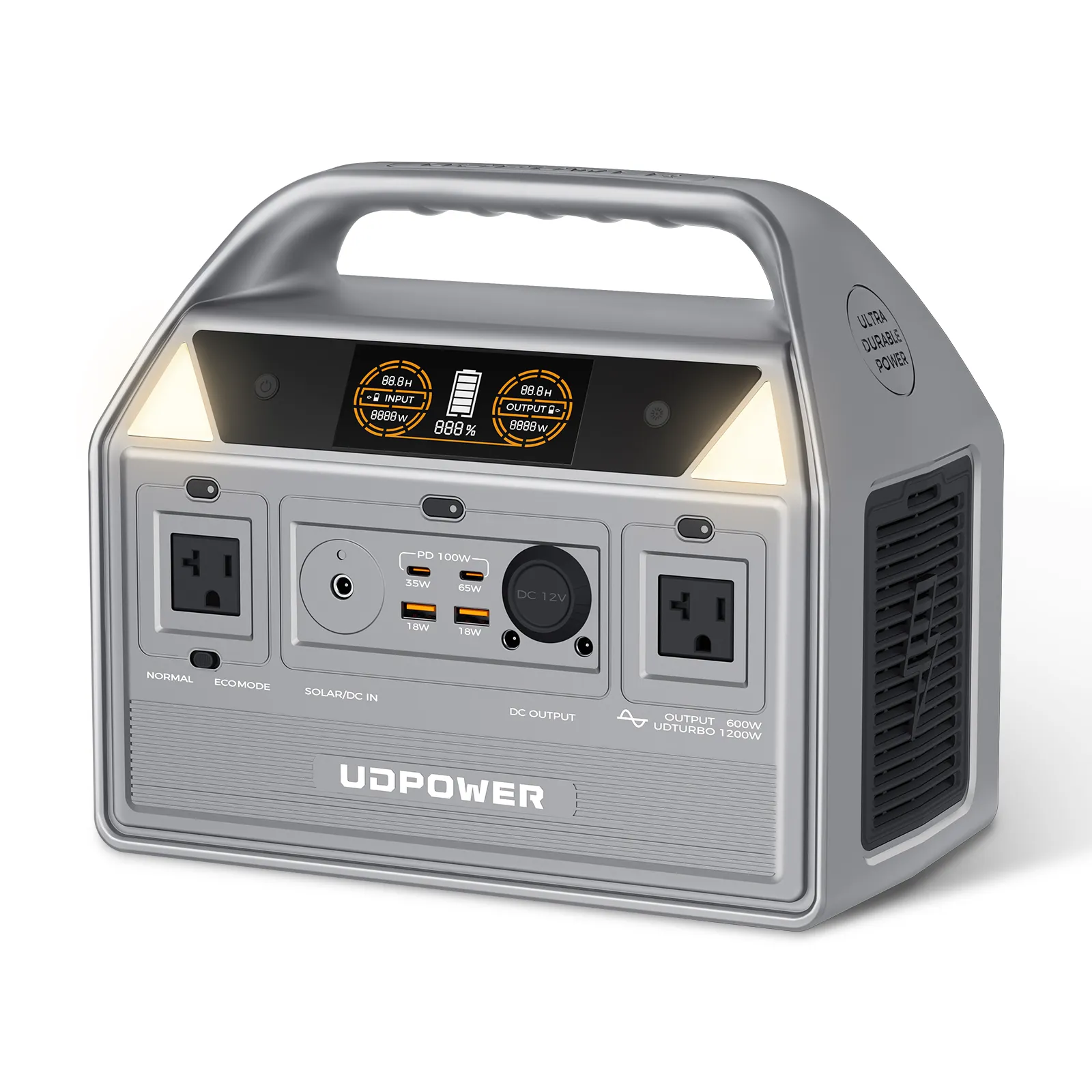UDPOWER C600 Portable Power Station - Image 9